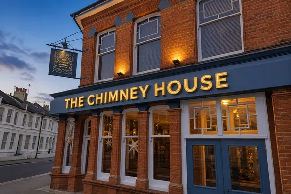 The Chimney House pub fascia sign